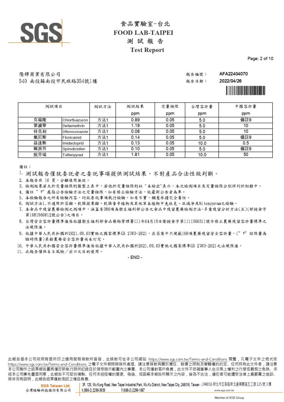 SGS-AFA22404070青心烏龍茶2