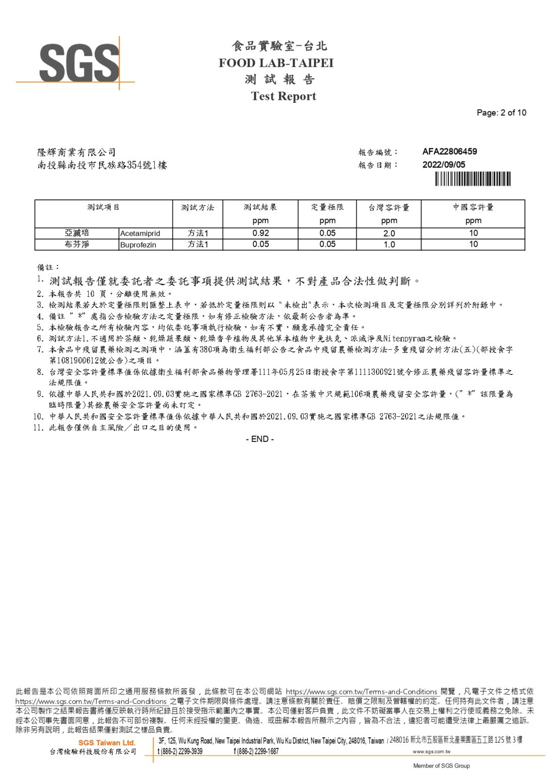 SGS-AFA22806459炭焙紅烏龍2